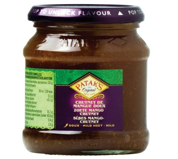 Patak's Mango Chutney, süß, 340 g