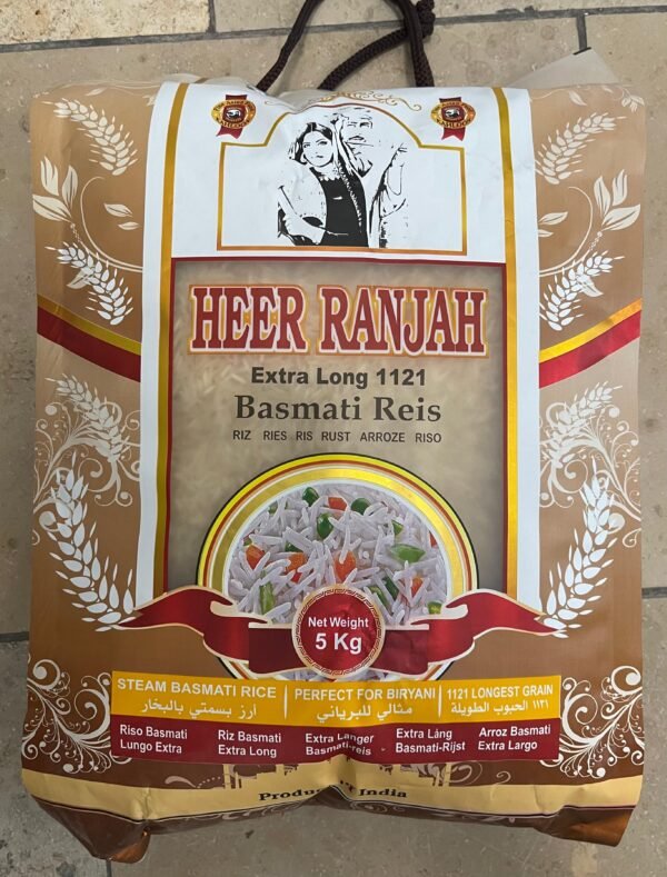 Heer Ranjha Basmati Rice Extra long 1121 5kg