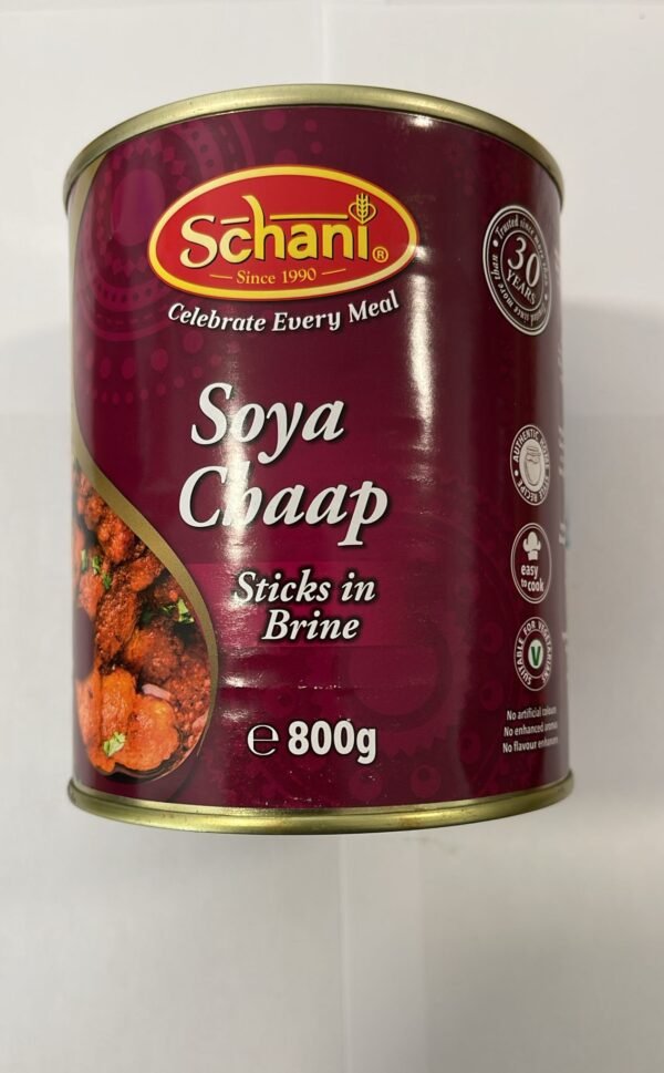 Soya Chaap Sticks in brine 800g Schani